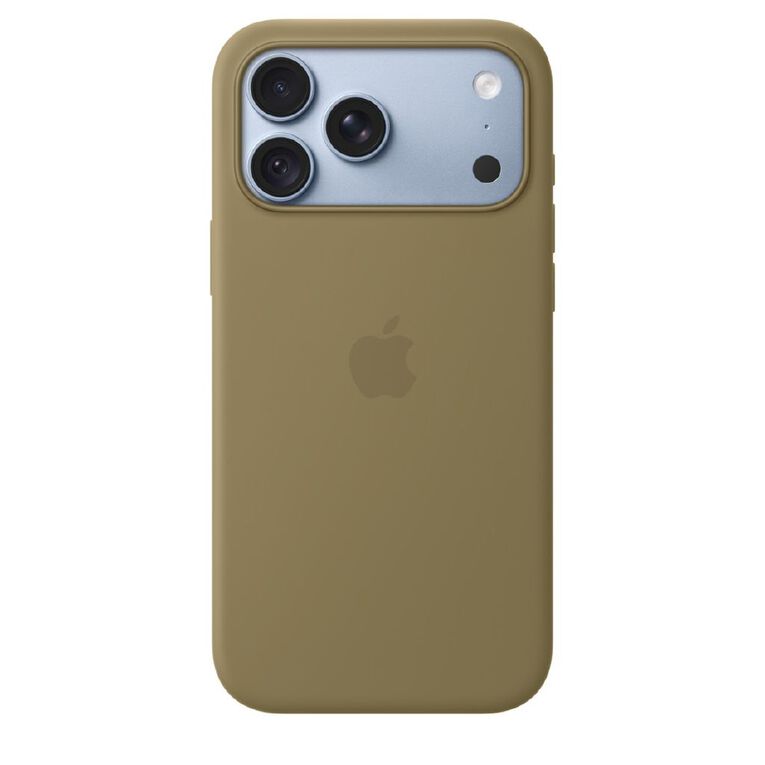 Apple iPhone&nbsp;18 Pro&nbsp;Max Silicone Case with MagSafe - Olive, , hi-res