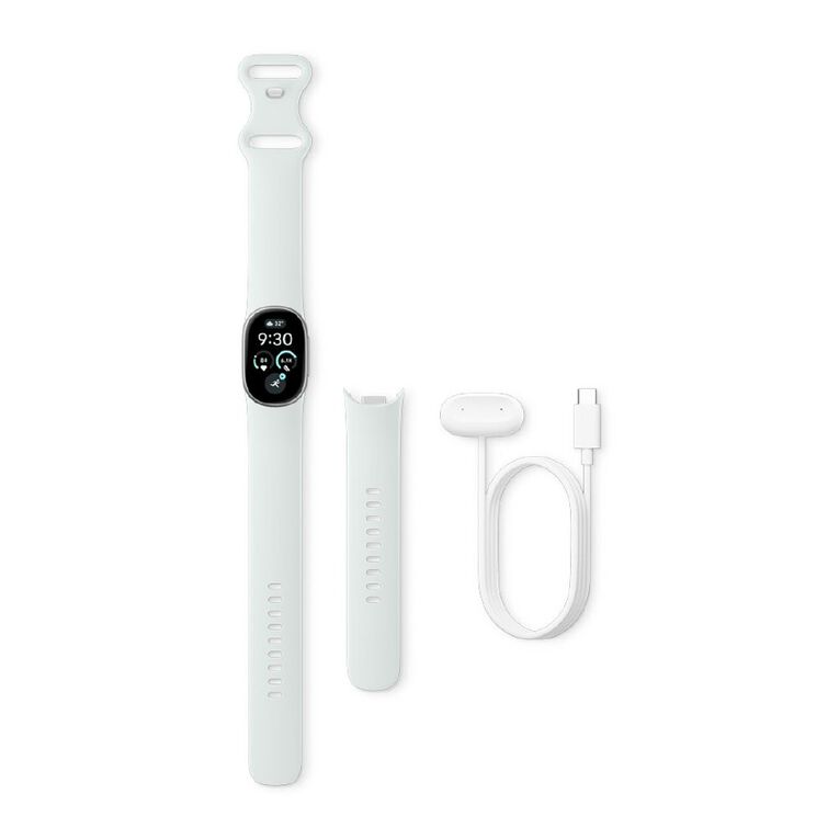 Google Fitbit Edge Satin Silver Aluminium Case / Fog Active Band, , hi-res