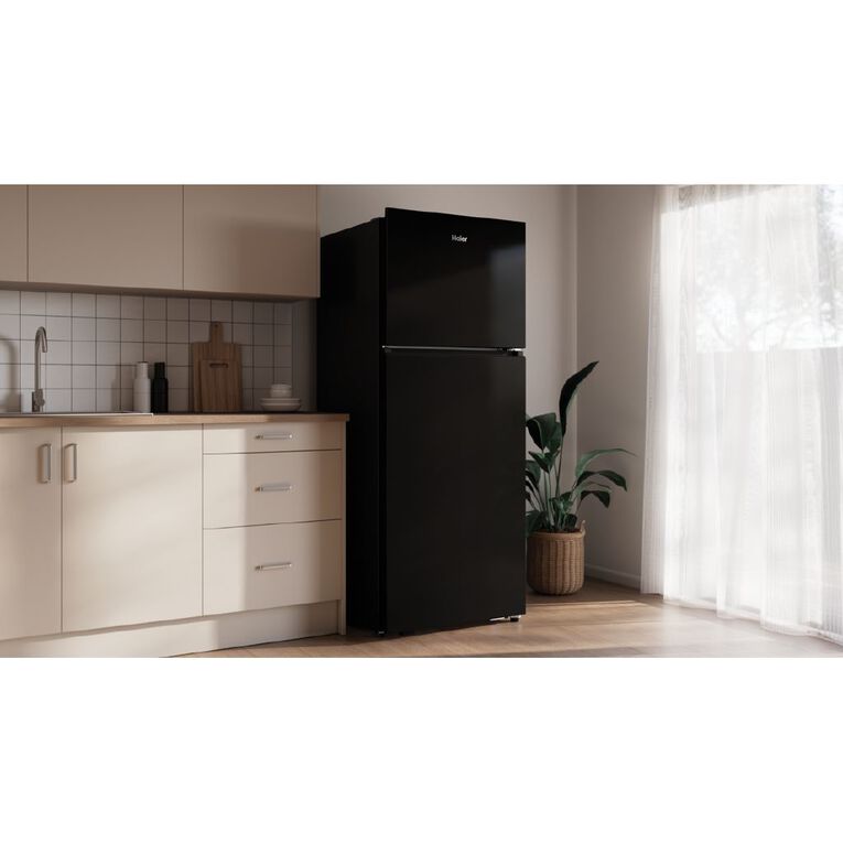 Haier 443L 300 Series Top Mount Fridge Freezer - Black, , hi-res