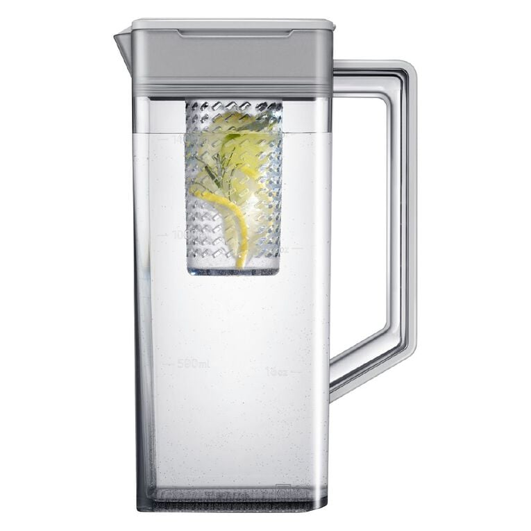 Samsung 646L Bespoke Refrigerator 4-Door FDR Beverage Centre - SRFX9400BG, , hi-res