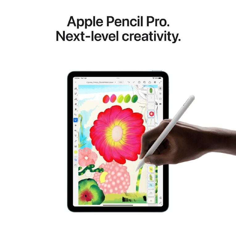 Apple iPad Air 13-inch with M3 Chip 256GB WiFi + Cellular - Starlight, , hi-res