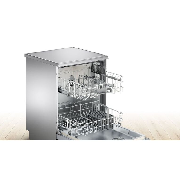 Bosch 60cm Series 2 Freestanding Dishwasher - Brushed Steel, , hi-res