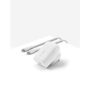 Belkin BoostCharge 30W Wall Charger with PPS + USB-C to USB-C Cable