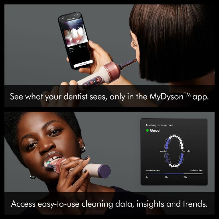 Dyson Camerajet Electric Toothbrush With Flosser And Starter Kit (Ceramic Pink), , hi-res