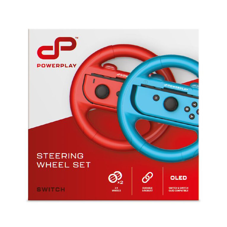 PowerPlay Nintendo Switch Steering Wheel Set - Neon, , hi-res