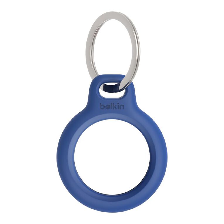 Belkin Secure Holder with Key Ring for AirTag - Blue, , hi-res