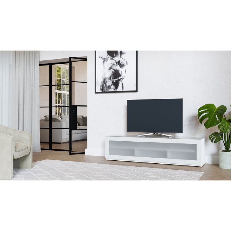 Sonorous Furniture Series 1650m Wide Cabinet - For TVs up to 80" - White, , hi-res