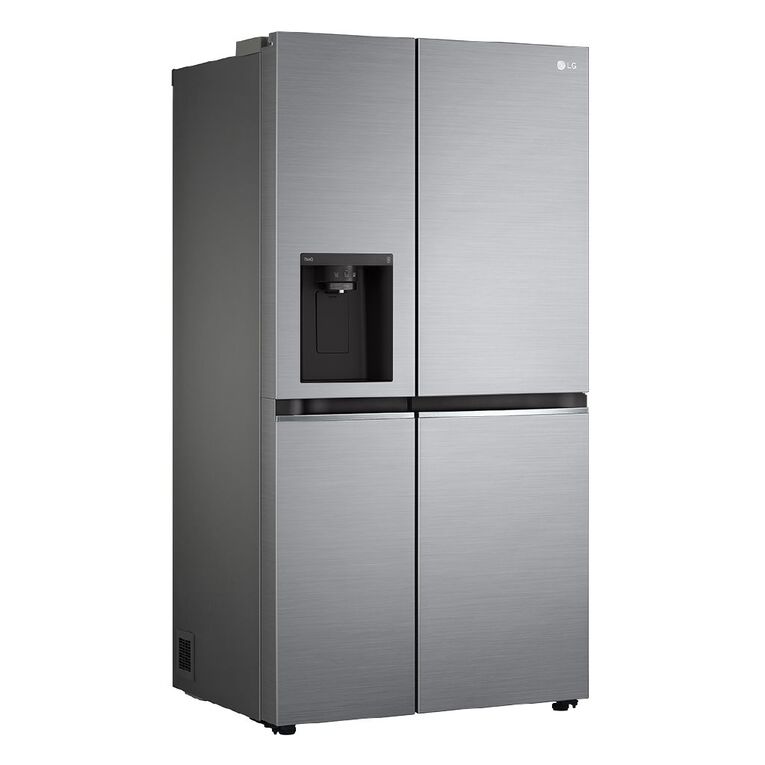 LG 635L Side By Side Fridge with Non Plumbed Ice & Water Dispenser in