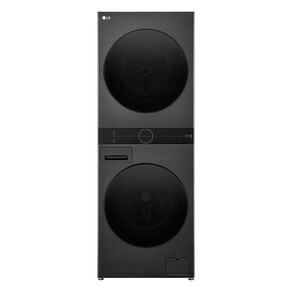 LG 12kg/10kg Washtower Stacked Washer Dryer - Black
