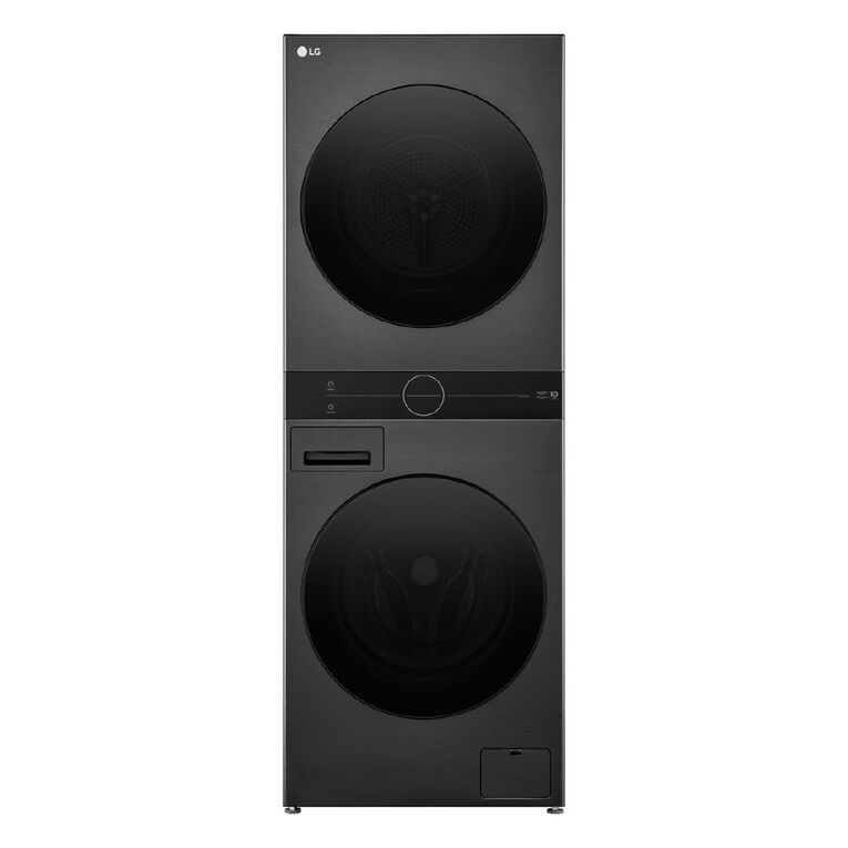 LG 12kg/10kg Washtower Stacked Washer Dryer - Black, , hi-res
