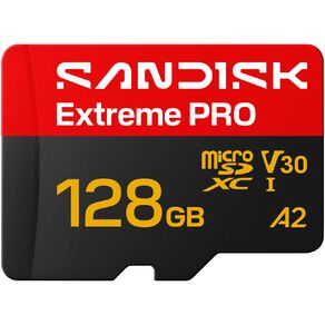 Sandisk Extreme Pro microSD UHS-I 128GB MicroSD 250MB/s(R) / 120MB/s(W)