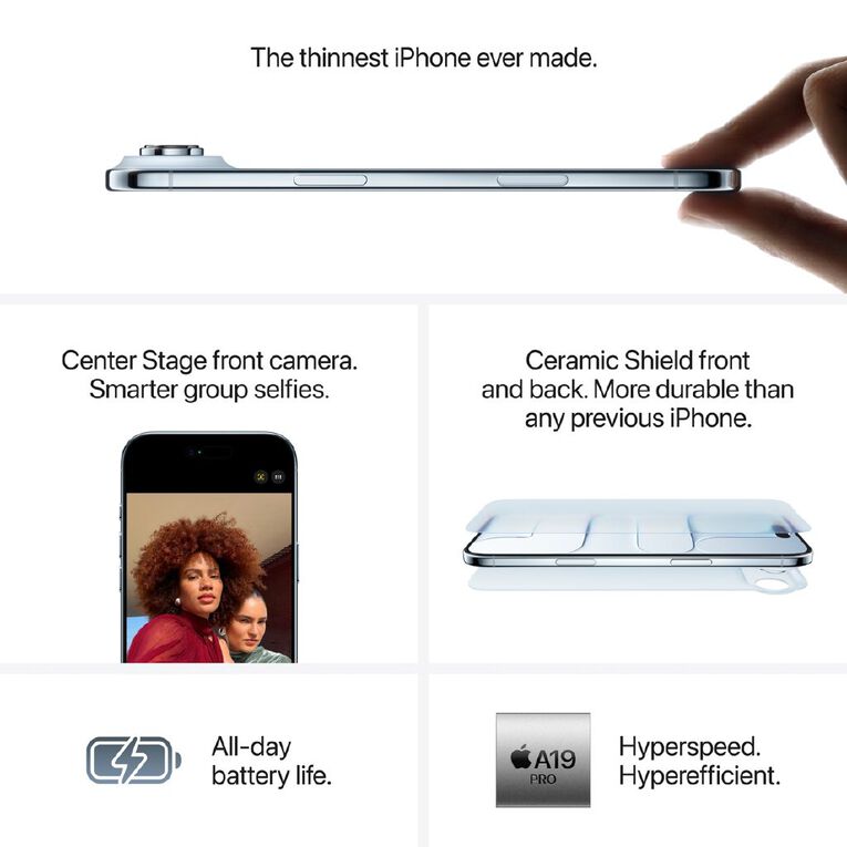 Apple iPhone Air 1TB Cloud White, , hi-res