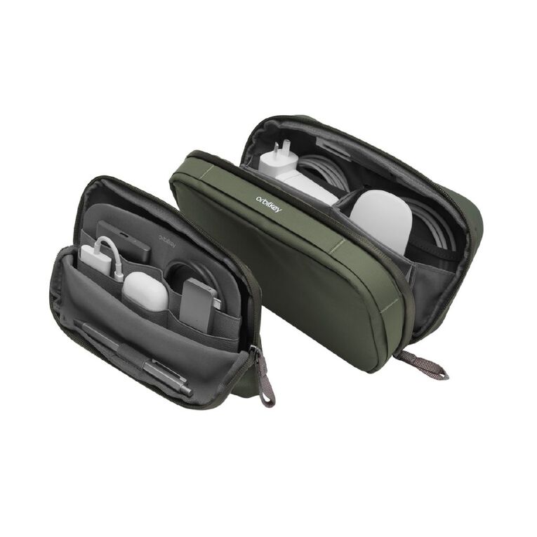 Orbitkey 2-in-1 Tech Pouch - Olive, , hi-res