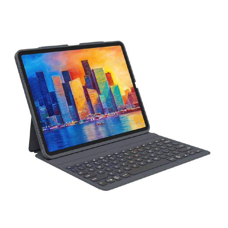 Zagg Pro Keys Keyboard for Apple iPad Air 11" (M2/M3, 2024-2025) & iPad Pro 11" (1/2/3/4th Gen) - Black/Grey, , hi-res