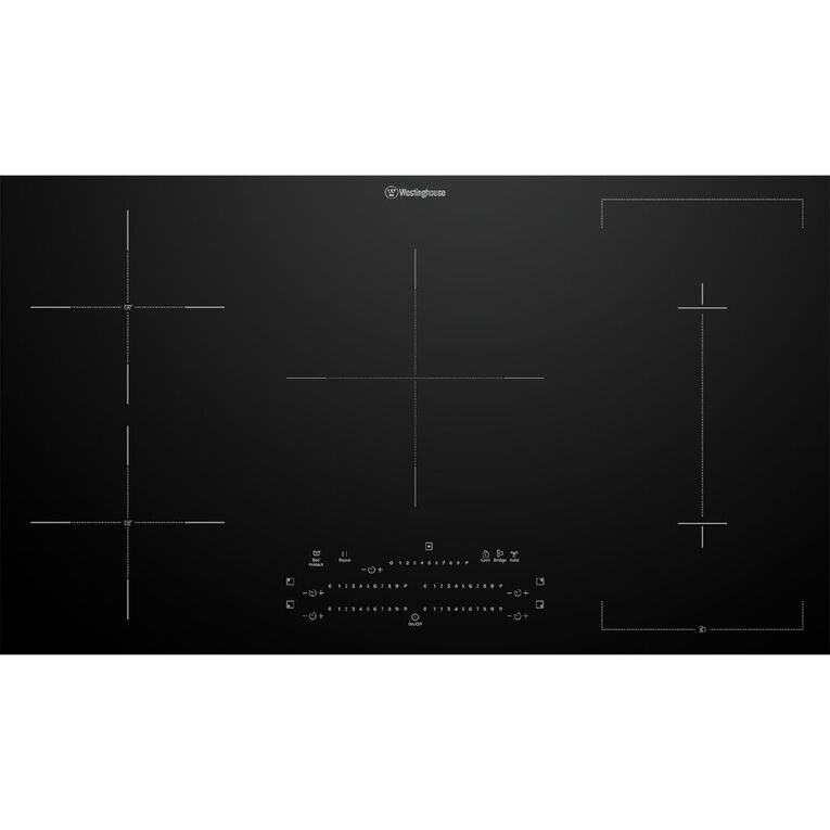 Westinghouse 90cm 5 Zone Induction Cooktop with BoilProtect Noel Leeming