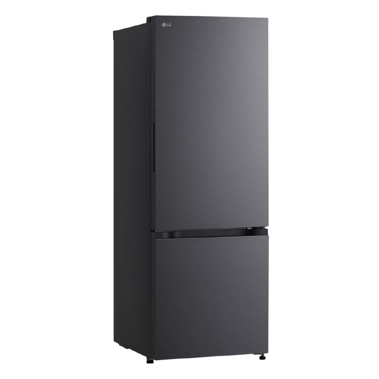 LG 335L Bottom Mount Fridge Freezer - Matte Black Finish, , hi-res