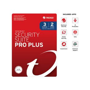 Trend Micro Security Suite Pro Plus 3 Device 2 Year Digital