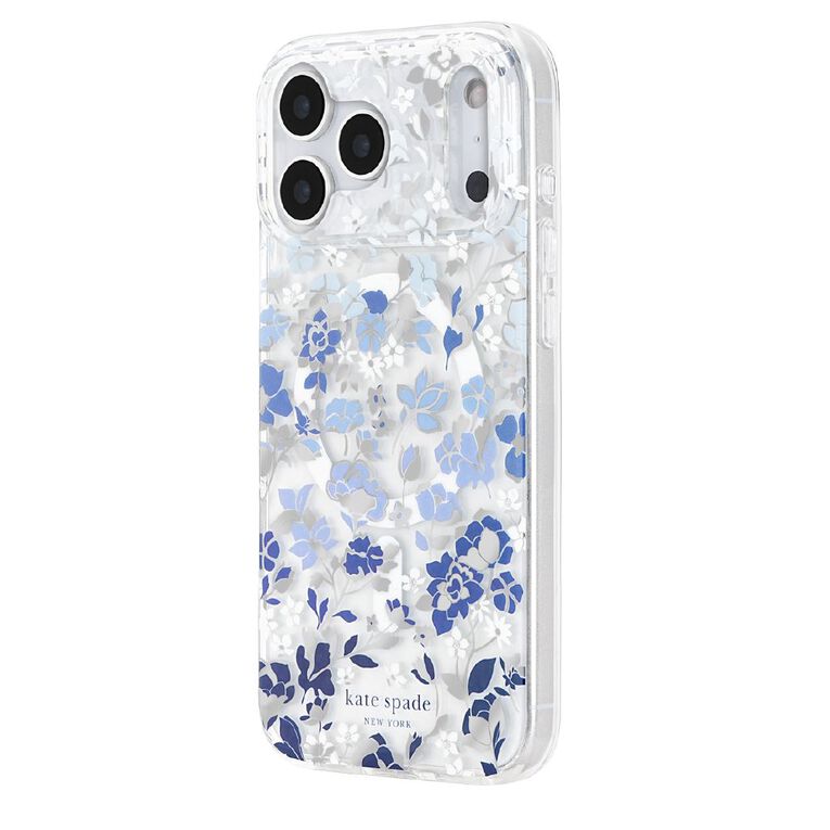 Kate Spade Protective Case for iPhone 18 Pro Max - Flowerbed Blue, , hi-res