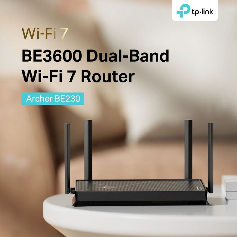 TP-Link Archer BE230 | BE3600 Dual Band Wi-Fi 7 Router, , hi-res