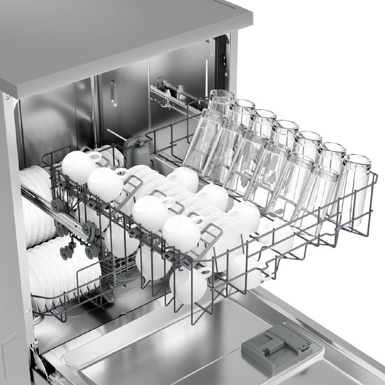 Haier 60cm 300 Series Freestanding Dishwasher - Stainless Steel, , hi-res
