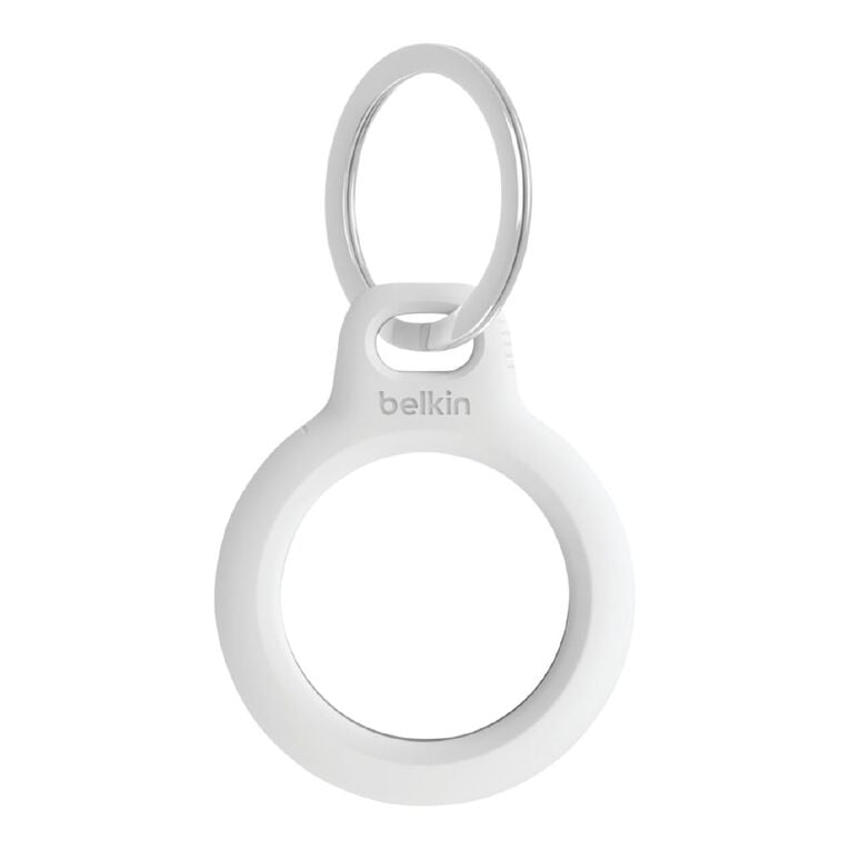 Belkin Secure Holder with Key Ring for AirTag - White, , hi-res