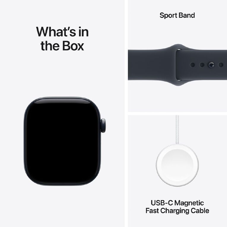 Apple Watch Series 12 Cellular 42mm Night Blue Ceramic Case with Navy Blue Sport Band M/L, , hi-res