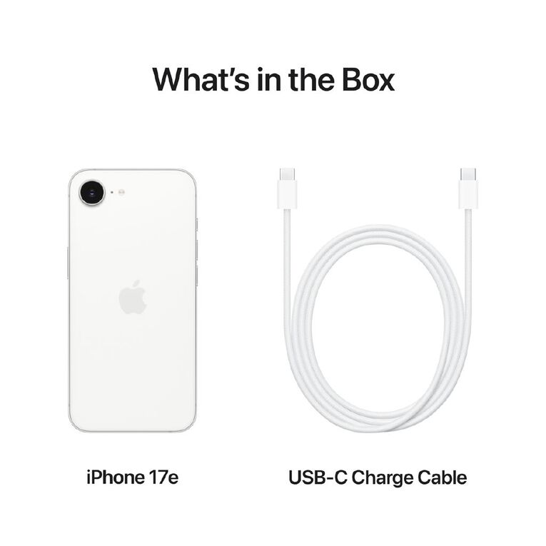 Apple iPhone 17e 256GB White, , hi-res