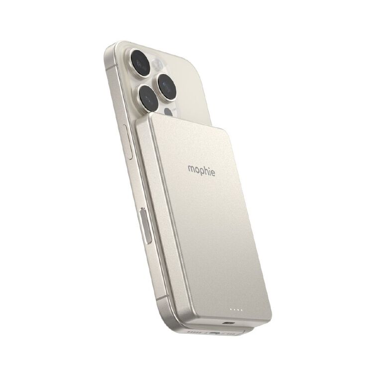 Mophie Snap+ Powerstation Mini 5K Mag - White Titanium, , hi-res