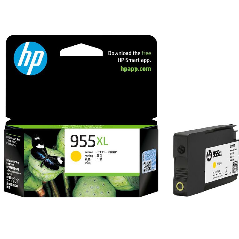 HP 955XL Ink - Yellow, , hi-res