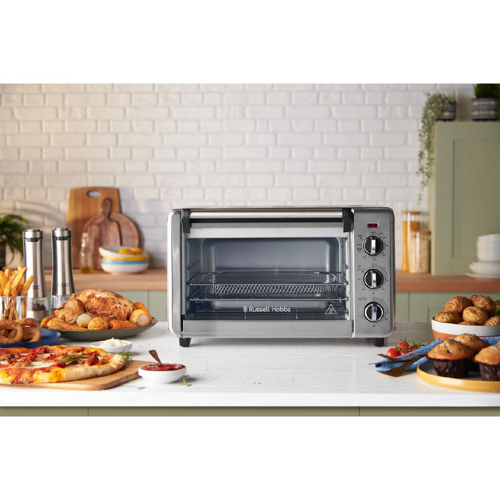 Russell Hobbs Air Fry Crisp'n'Bake Bench Top Oven - Noel Leeming