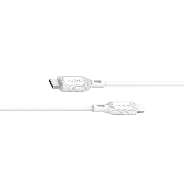 Mophie Essential USB-C to Lightning TPE Cable 2m - White, , hi-res