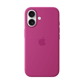 Apple iPhone&nbsp;16 Silicone Case with MagSafe - Fuchsia