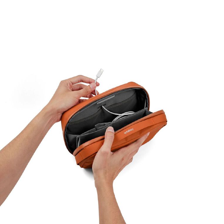 Orbitkey 2-in-1 Tech Pouch - Terracotta, , hi-res