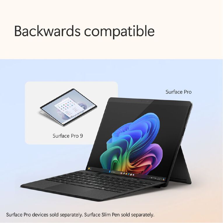 Microsoft Surface Pro 11 Flex Keyboard with Pen Storage - Black, , hi-res