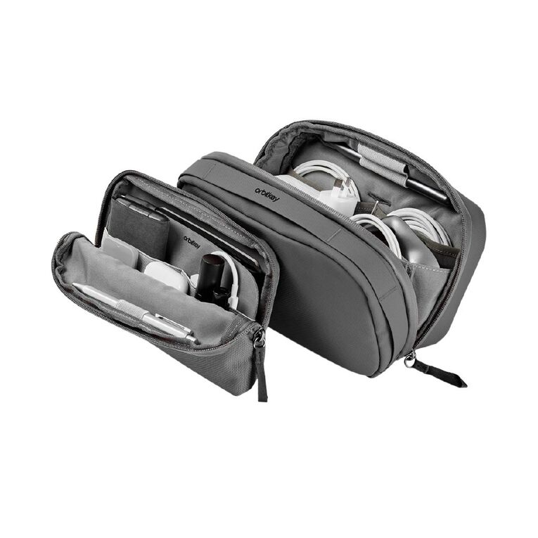 Orbitkey 2-in-1 Tech Pouch - Graphite, , hi-res