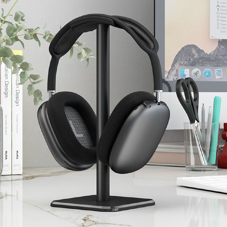 Playmax Aluminium Headset Stand- Black, , hi-res
