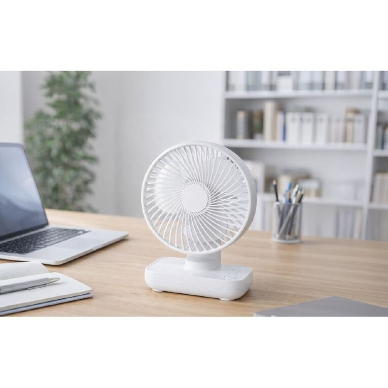 Sheffield Rechargeable Desk Fan, , hi-res