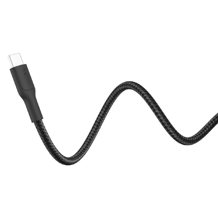 Belkin BoostCharge Pro USB-C Braided Cable with Lightning Connector 1m - Black, , hi-res