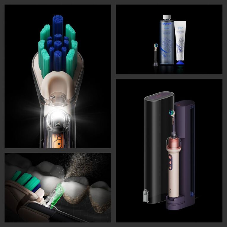 Dyson Camerajet Electric Toothbrush With Flosser And Starter Kit (Ceramic Pink), , hi-res