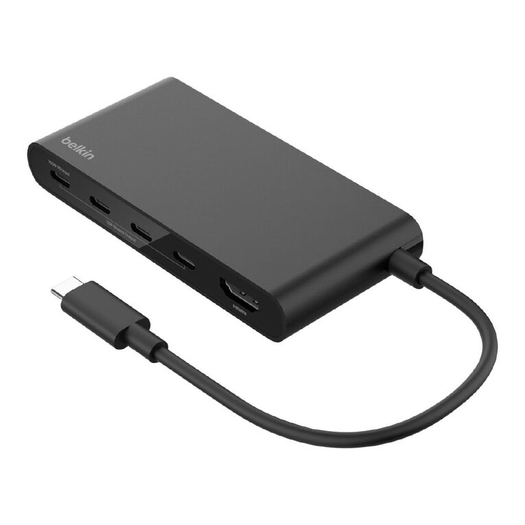 Belkin Connect 5-Port USB-C Hub with 4K HDMI - Black, , hi-res