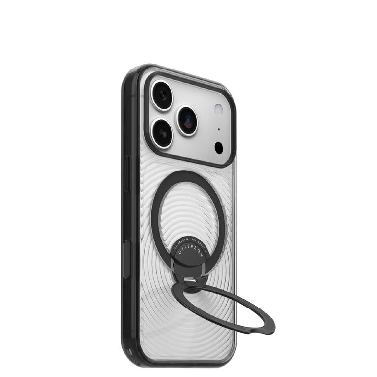 OtterBox Symmetry Case with Stand for iPhone 18 Pro - Clear/Black, , hi-res