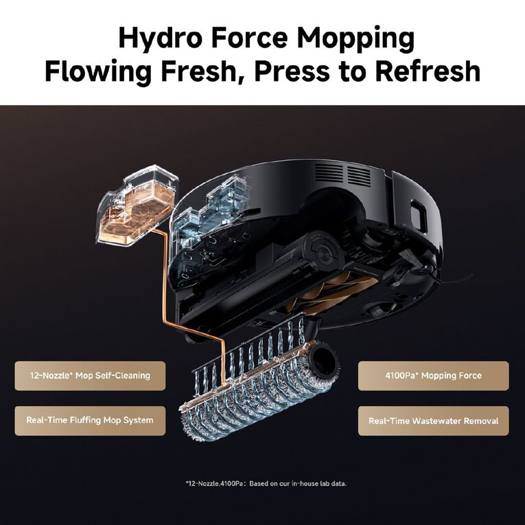 Mova Z60 Ultra Roller Robot Vacuum & Mop with AI Obstacle Avoidance & Self-Emptying Base Station, , hi-res