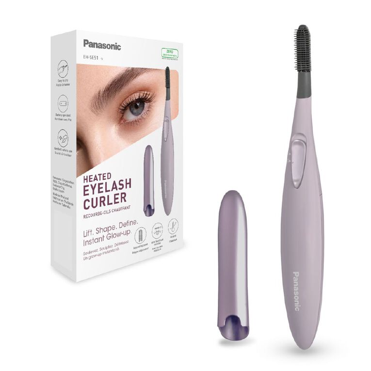Panasonic Heated Eyelash Curler - Purple, , hi-res