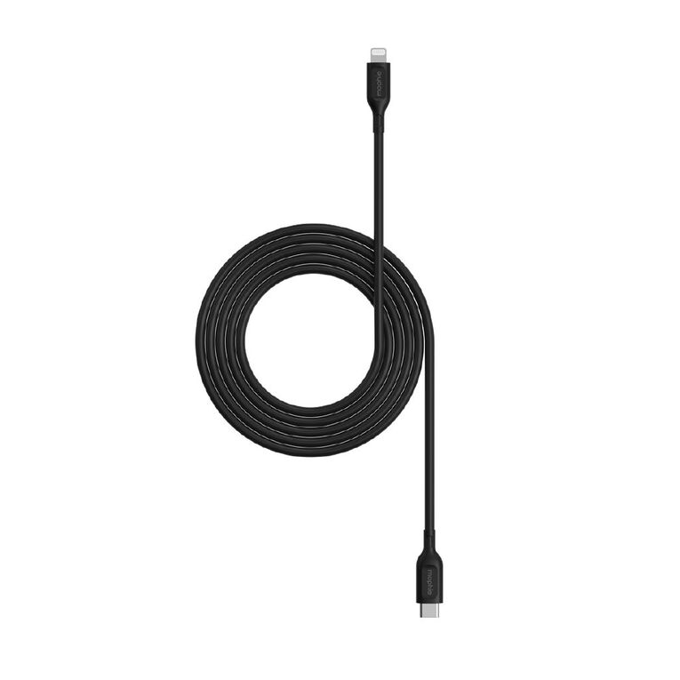 Mophie Essential USB-C to Lightning TPE Cable 2m - Black, , hi-res