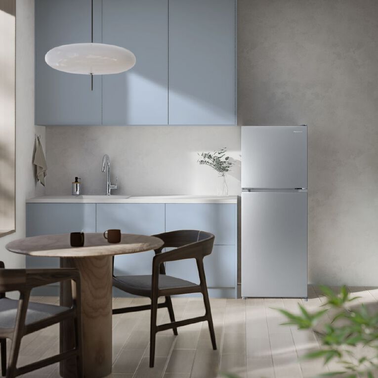 Panasonic 201L Top Mount Freezer Refrigerator - Stainless Steel, , hi-res