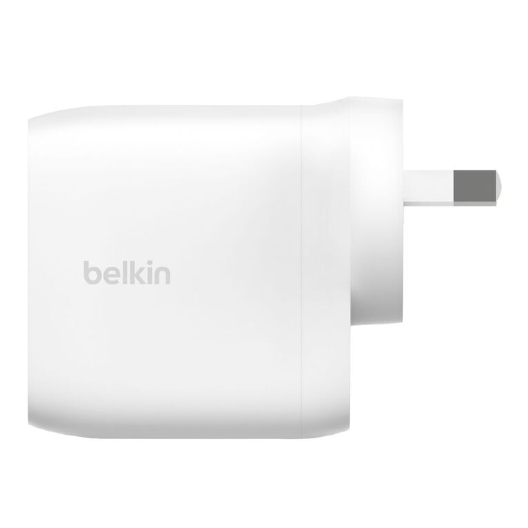 Belkin BoostCharge Pro 60W Dual USB-C Wall Charger with PPS - White, , hi-res