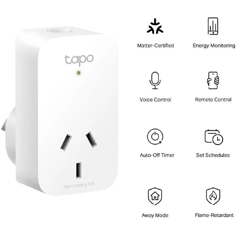 TP-Link Tapo P110M Mini Smart Wifi Plug, Energy Monitoring, , hi-res