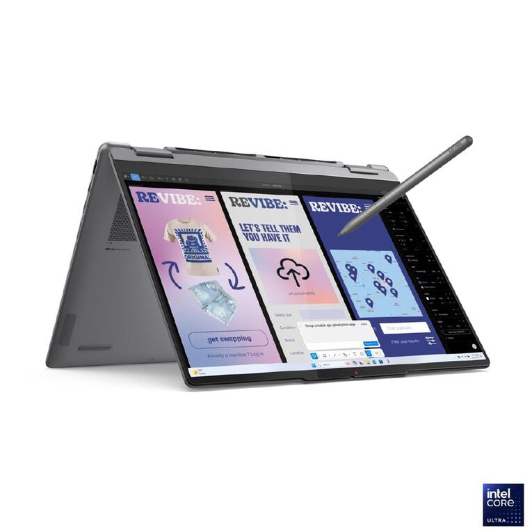 Lenovo Yoga 7 14 Inch OLED Touchscreen Intel Core Ultra 5 226V 16GB 512GB SSD 10th Gen 2-in-1 Windows 11 Notebook, , hi-res