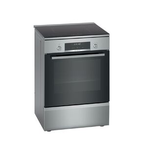 Bosch 60cm Freestanding Oven with 4 Zone Induction Cooktop - Series 6 - Stainless Steel