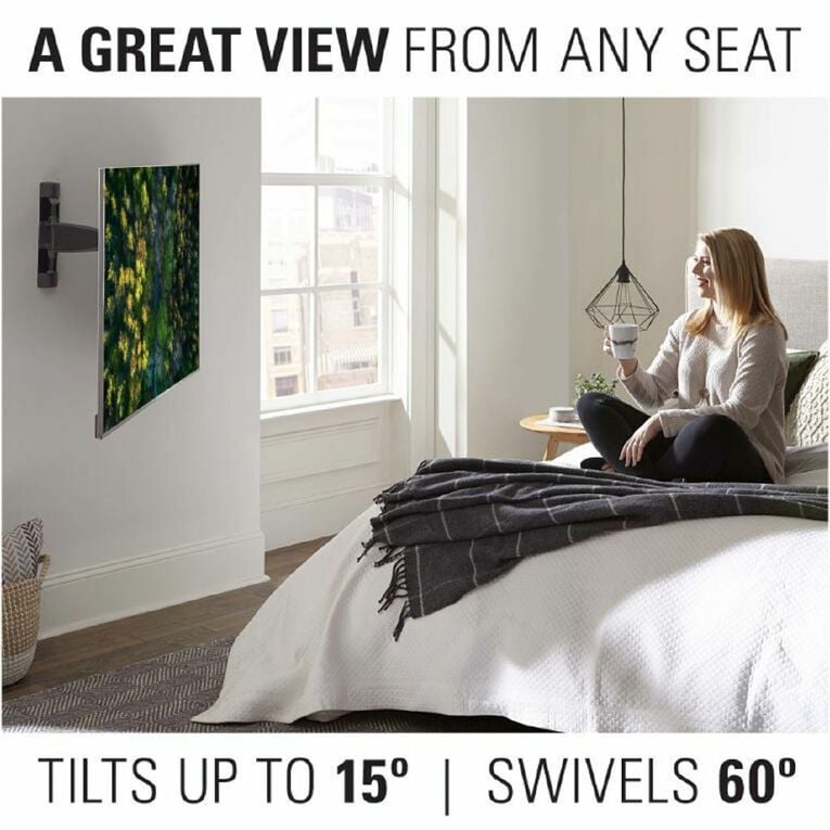 Sanus Full Motion Mount for 32in-65in Flat Panel TVs, , hi-res